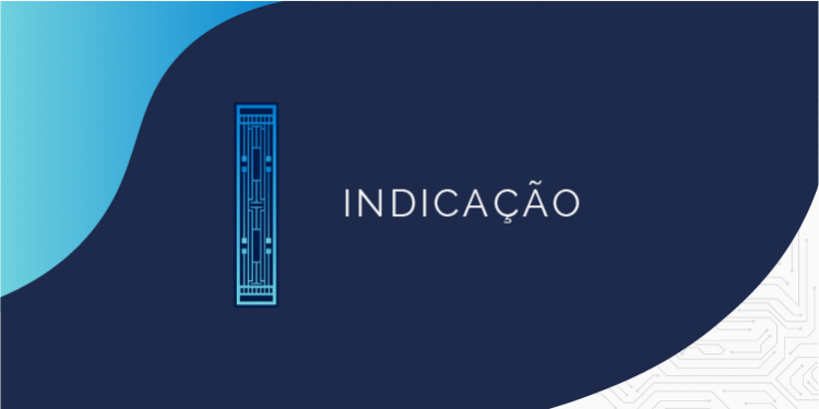 Imagem gráfica da letra I com a palavra Indicação